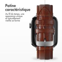 imoshion Bracelet Cuir Crocodile Apple Watch Series 1 á 9 / SE (38/40/41 mm) | Series 10 / 11 (42 mm) - Brun