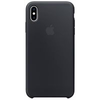 Apple Coque en silicone iPhone Xs Max - Noir