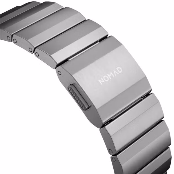 Nomad Bracelet à maillons en titane Apple Watch Series 1 t/m 11 / SE / Ultra (44/45/46/49 mm) - Silver