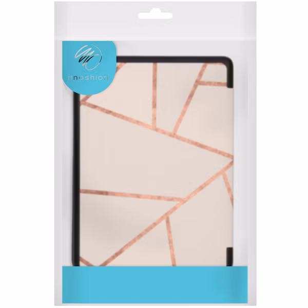 imoshion Design Slim Hard Sleepcover avec support Kobo Libra Colour - White Graphic