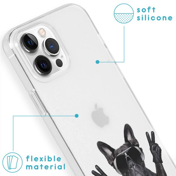 imoshion Coque Design pour iPhone 13 Pro - Cool Bulldog