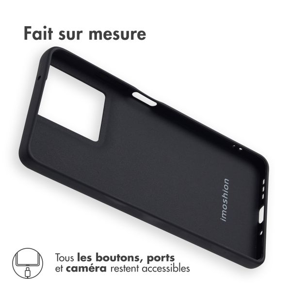imoshion Coque Couleur Motorola Moto G75 5G - Noir