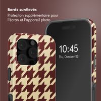 Selencia Coque arrière Vivid avec MagSafe Apple iPhone 16 Pro Max - Pied-de-Poule