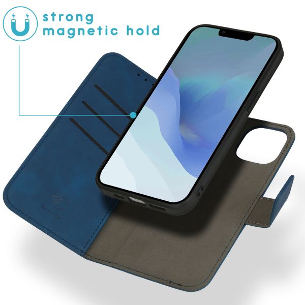 imoshion Etui de télephone luxe 2-en-1 amovible Apple iPhone 14 - Bleu