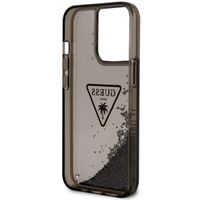 Guess Coque Liquid Glitter iPhone 14 Pro Max - Noir