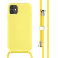 imoshion ﻿Coque en silicone avec cordon Apple iPhone 11 - Jaune
