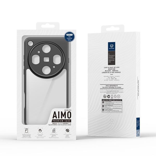 Dux Ducis Coque arrière Aimo avec MagSafe Oppo Find X9 Ultra - Transparent