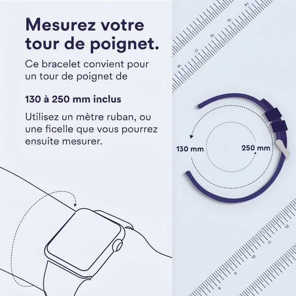 Apple Extension pour Bracelet Océan Apple Watch | 44/45/46/49 mm - Taille XL - Midnight