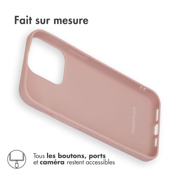 imoshion Coque Couleur iPhone 15 Pro Max - Dusty Pink