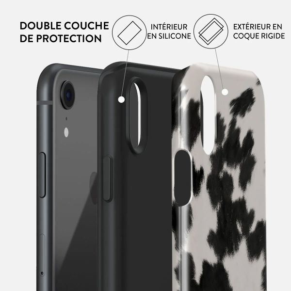 Burga Coque arrière Tough iPhone Xr - Achromatic