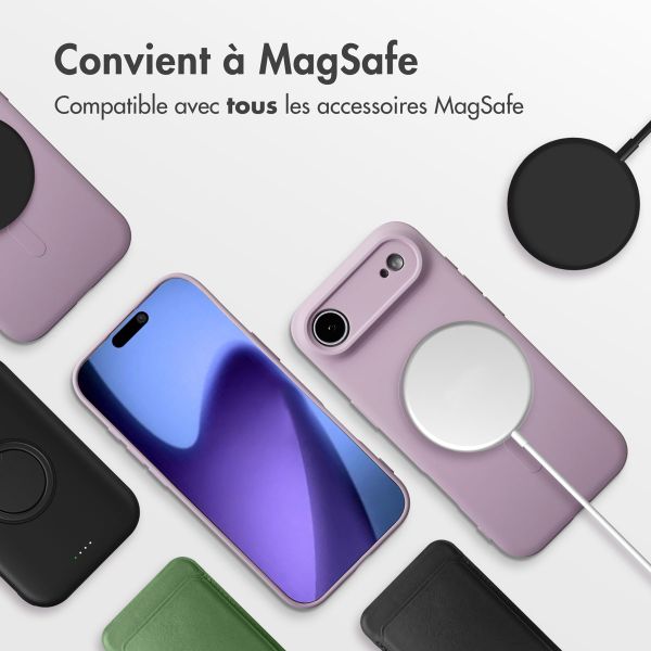 imoshion Coque Couleur avec MagSafe Apple iPhone Air - Violet