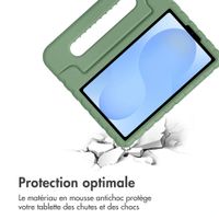 imoshion Coque kidsproof avec poignée Samsung Galaxy Tab A11 / A9 8.7 pouces - Olive Green