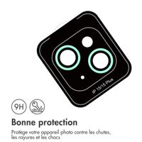 imoshion Lot de 2 protections d'objectif de caméra Apple iPhone 15 / 15 Plus - Green