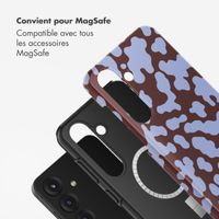 Selencia Coque arrière Vivid avec MagSafe Samsung Galaxy S25 - Moo'd Lavender Glow