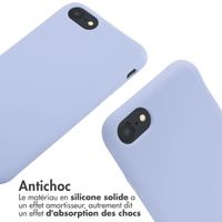 imoshion ﻿Coque en silicone avec cordon iPhone SE (2022 / 2020) / 8 / 7 - Violet