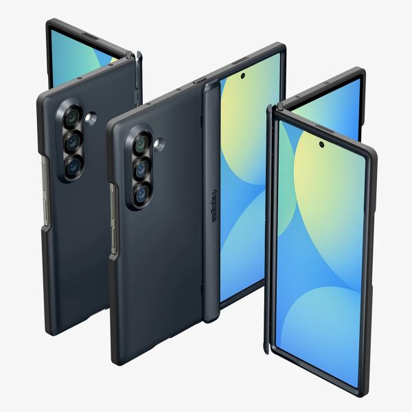 Spigen Coque Slim Armor Pro MagFit Samsung Galaxy Z Fold 7 - Metal Slate