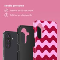 Selencia Coque arrière Vivid Samsung Galaxy A26 - Wave Vibes Lipstick