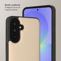 Selencia Coque de télephone Nova avec cordon et porte-cartes Samsung Galaxy A37 (5G) - Beige
