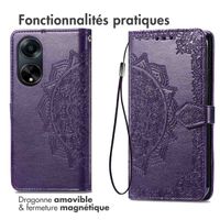 imoshion Etui de télephone Mandala Oppo A98 - Violet