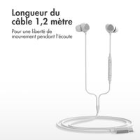 imoshion ﻿Ecouteurs Intra-auriculaires - Ecouteurs filaires - Connexion USB-C - Blanc