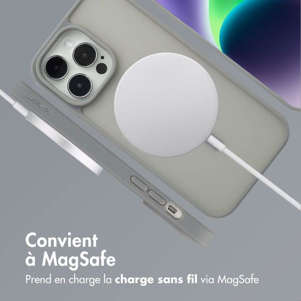 imoshion Coque Color Guard avec MagSafe iPhone 14 Pro Max - Gris