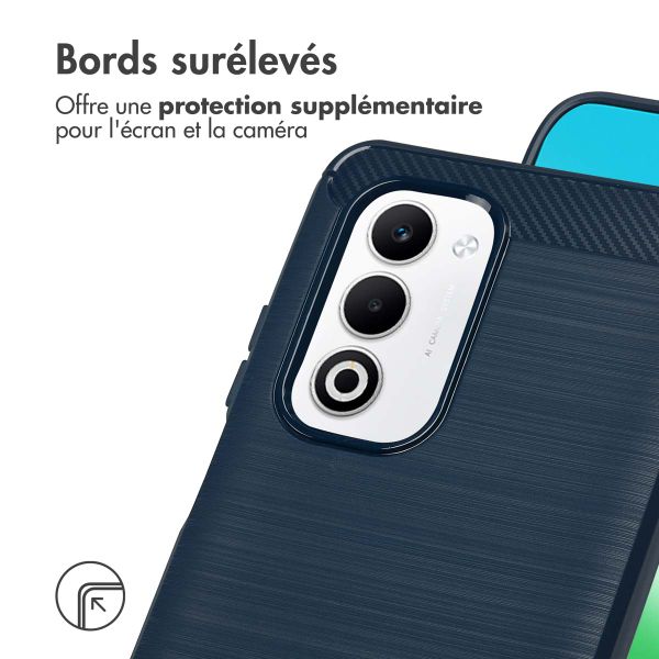 imoshion Coque Brushed Oppo A5 5G (2025) - Bleu foncé