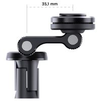 SP Connect Moto Stem Mount Pro - Support de téléphone pour moto - Support universel pour les coques SPC+ - Noir