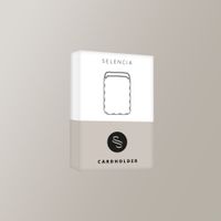 Selencia Porte-cartes Croco avec MagSafe - Burgundy