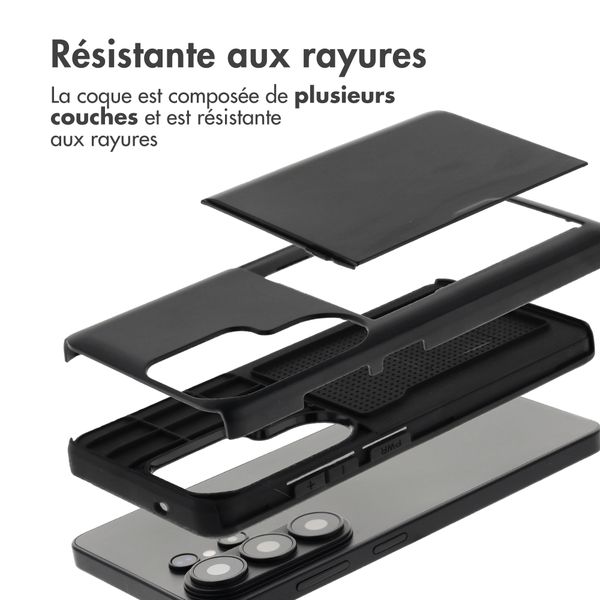 imoshion Coque arrière avec porte-cartes Samsung Galaxy S26 Ultra - Noir