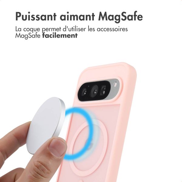 imoshion Coque Color Guard avec MagSafe Google Pixel 9 / 9 Pro - Rose clair