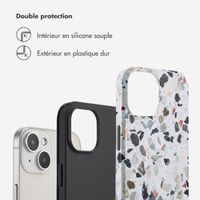Selencia Coque arrière Vivid Apple iPhone 14 - Chic Terazzo
