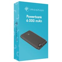 imoshion Batterie externe - 6000 mAh - Quick Charge - Noir