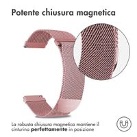 imoshion Bracelet magnétique milanais Samsung Galaxy Watch 7 40/44 mm - Rose