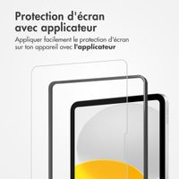 Accezz Protection d'écran en verre trempé avec applicateur Apple iPad 11 (2025) 11 pouces A16 / iPad 10 (2022) 10.9 pouces