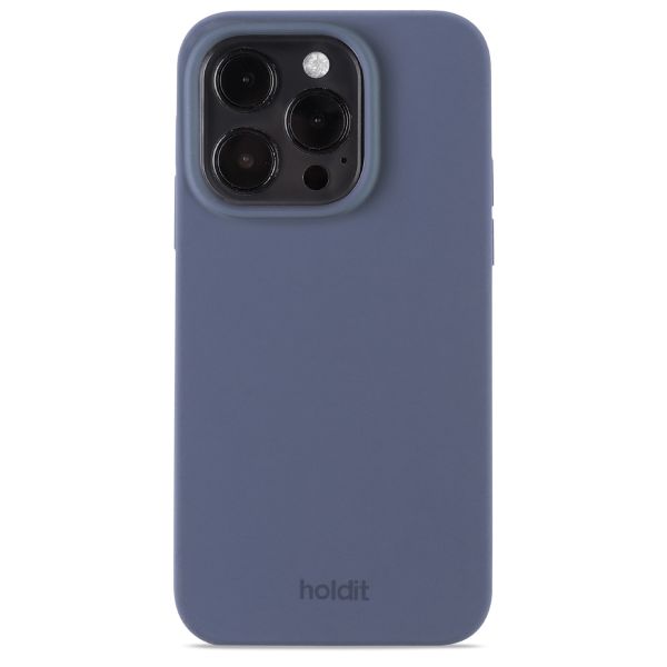 Holdit Coque Silicone iPhone 15 Pro - Pacific Blue