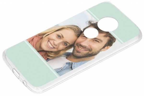 Concevez votre propre coque en gel Moto E5 / G6 Play - Transparent