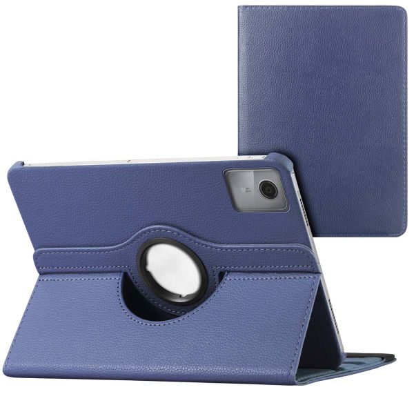 imoshion Coque tablette rotatif à 360° Lenovo Tab M11 - Bleu foncé