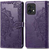 imoshion Etui de téléphone portefeuille Mandala Motorola Edge 40 Pro - Violet