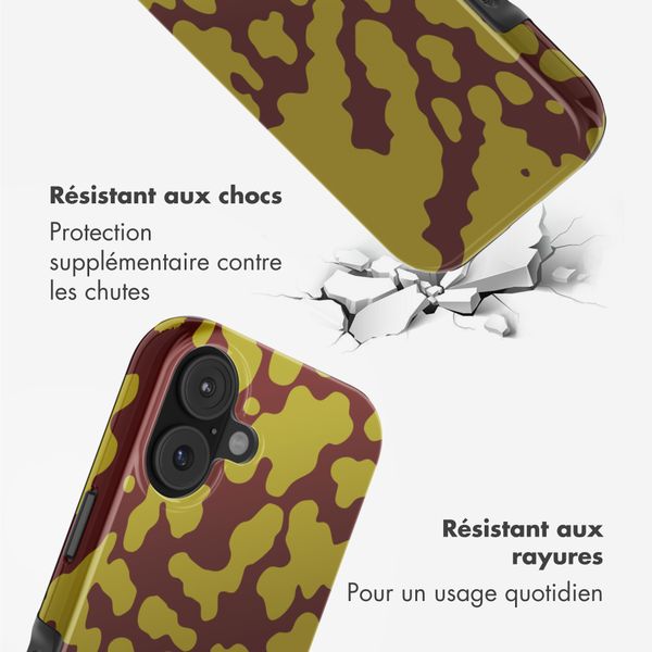 Selencia Coque arrière Vivid avec MagSafe Apple iPhone 17 - Moo'd Olive Dust