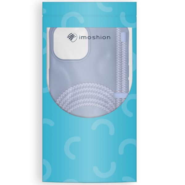 imoshion Coque de couleur avec cordon amovible iPhone 14 Pro - Bleu