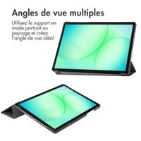 Accezz Coque tablette Trifold Samsung Galaxy Tab A11 Plus - Noir