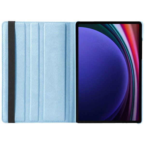 imoshion Coque tablette rotatif à 360° Samsung Galaxy Tab S10 Ultra / Tab S9 Ultra - Turquoise