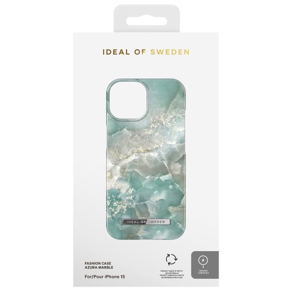 iDeal of Sweden Coque Fashion MagSafe Apple iPhone 15 - Azura Marble