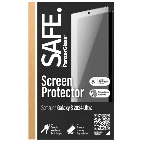 SAFE by PanzerGlass Protection d'écran Refresh Ultra-Wide Fit avec applicateur Samsung Galaxy S24 Ultra