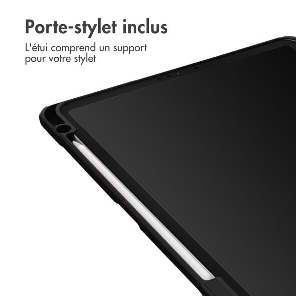 imoshion Coque tablette rigide Trifold iPad 9 (2021) 10.2 pouces / iPad 8 (2020) 10.2 pouces / iPad 7 (2019) 10.2 pouces - Noir