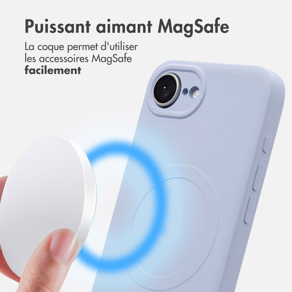 imoshion Coque Couleur avec MagSafe iPhone 16e - Lila