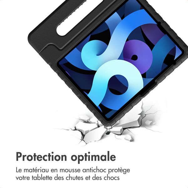 imoshion Coque kidsproof avec poignée Apple iPad Air 13 pouces (2025) M3 / (2024) M2 - Noir