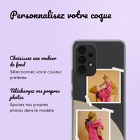 Coque personnalisée avec pellicule N°2 Samsung Galaxy A53 - Transparent