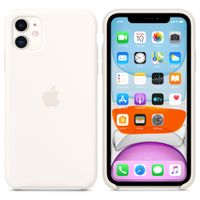 Apple Coque en silicone Apple iPhone 11 - Blanc