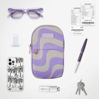 Selencia ﻿Pochette pour téléphone - Swirl Purple